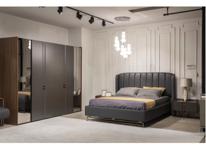 Ložnice set postel 2x noční stolek skříň toaletní stolek se zrcadlem 5 kusů