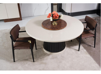 Jídelní sestava Moderní jídelní stůl + 4x židle Stůl dřevo pohovka 5 dílná Nová