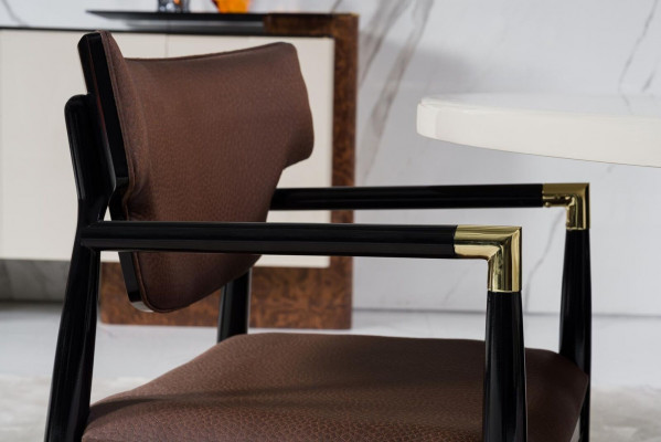 Jídelní sestava Moderní jídelní stůl + 4x židle Stůl dřevo pohovka 5 dílná Nová