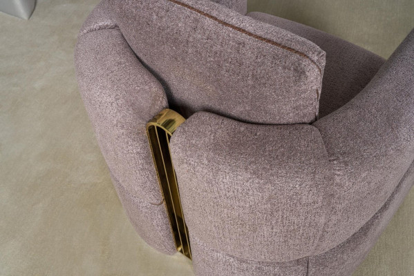 Design křeslo Luxus křeslo Relax textilní křeslo Club Lounge Moderní luxus