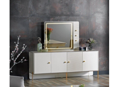 Sideboard Anrichte Luxus Garnitur Kommode Holz Kommoden Modern  - Komoda Anrichte Luxus sestava Komoda Dřevo Komody Moderní