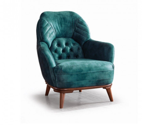 1místný moderní relaxační křeslo Chesterfield v moderním luxusním stylu, nové obývací pokojové křeslo.