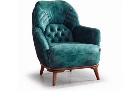 1místný moderní relaxační křeslo Chesterfield v moderním luxusním stylu, nové obývací pokojové křeslo.