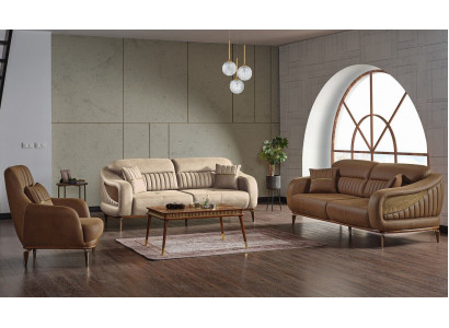 Sofa set 3+3+1 sedadlo Moderní relaxační křeslo Moderní styl 3dílný luxusní obývací pokoj