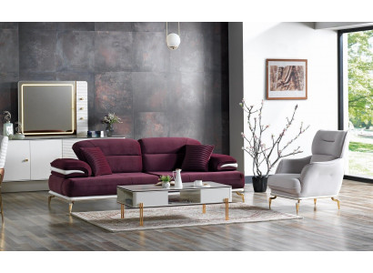 Sofa set 3+1 se sedací soupravou Moderní relaxační křeslo nábytek