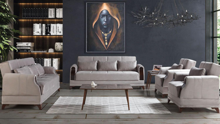 Sofa set 3+2+1+1 sedadlo Nábytek Luxus Set Sofa set Modern 4dílný Nový