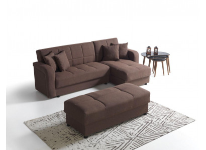 Luxus obývací pokoj set stolička + rohová sedací souprava L-tvar Moderní set Relax Kompletní