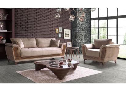 Sofa set 3 + 1 sedadlo set Moderní relaxační nábytek Rozkládací pohovka