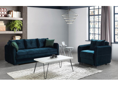 Sofa set 3+1 seater armchair set modern relaxing furniture luxury.