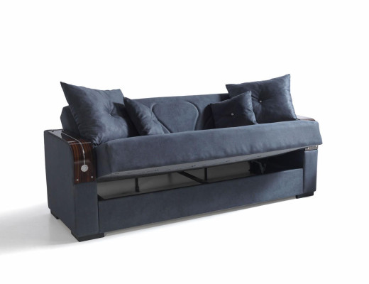 Sofa set 3+1 sezení textil, dřevo, moderní pohovka 3 sezení křeslo kompletní sada 1.