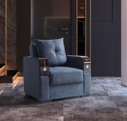 Sofa set 3+1 sezení textil, dřevo, moderní pohovka 3 sezení křeslo kompletní sada 1.