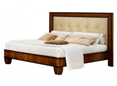 Postel hnědá ložnice dřevěný nábytek textilní design Klasický Art déco styl Nový
