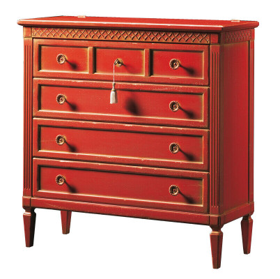 Italské zařízení Sideboard Venkovská komoda Skříně Nábytek Masivní