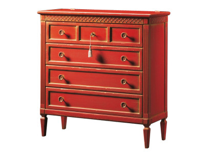 Italské zařízení Sideboard Venkovská komoda Skříně Nábytek Masivní