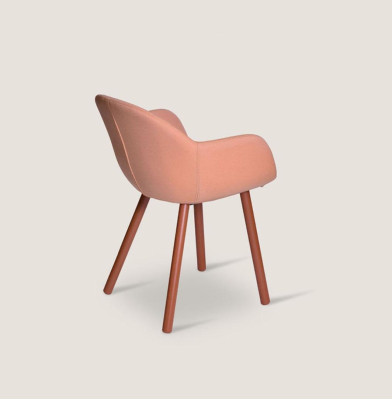 Designer růžové křeslo Moderní židle Obývací pokoj Křesla s loketní opěrkou Nový