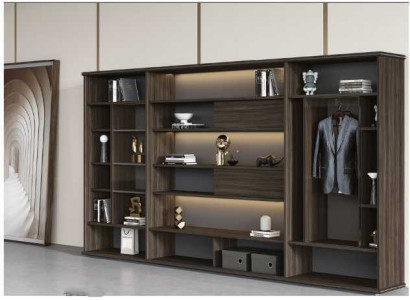 Designer Skříň obývací pokoj skříně Luxus kancelářský nábytek polička dřevo