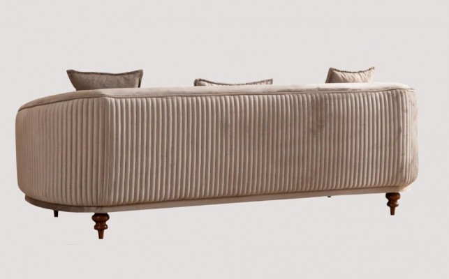 Sofa 3 místný Design pohovky čalouněné moderní sedadlo látkový nový nábytek pohovka