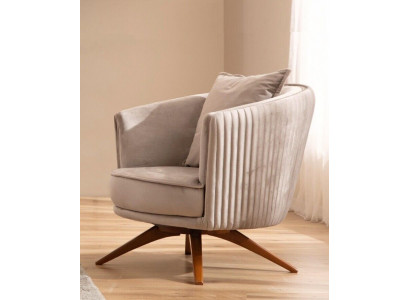 Design křeslo pohovka čalouněný luxusní jednosedák textilie samet nový