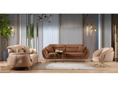 Sofa v italském stylu Kompletní set 3+3+1+1 sedací soupravy