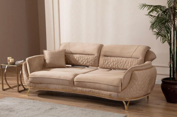 Sofa v italském stylu Kompletní set 3+3+1+1 sedací soupravy