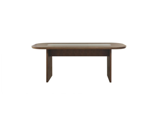 Esszimmertisch Esstisch Tisch Essecke Holz Braun Esszimmer 208 cm