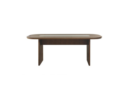 Esszimmertisch Esstisch Tisch Essecke Holz Braun Esszimmer 208 cm