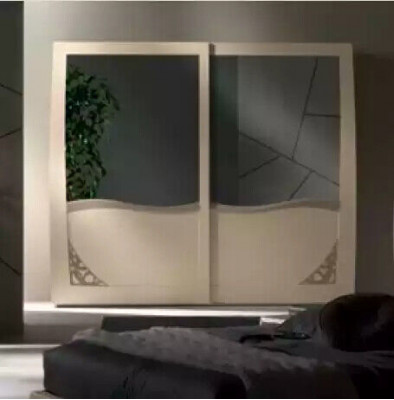 Kompletní ložnice v moderním luxusním designu, postel 2x noční stolek 6 ks nové