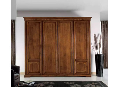 Šatní skříň Šatní skříň Luxus dřevo Design nábytek ložnice hnědá Nový