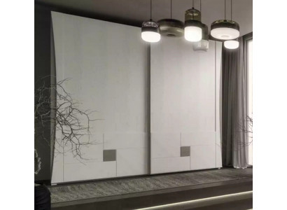 Šatní skříň Dřevo Ložnice Nábytek Design Skříně Bílá Itálie Nové