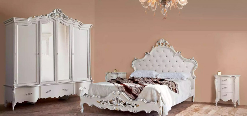 Postel Polštář Design Luxus Dvoulůžkové postele Chesterfield Dřevěný nábytek Skříně