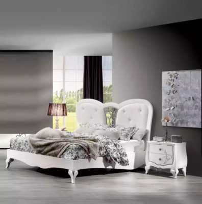 Postel 2x noční stolky 3 kusy. Ložnice nastavit Design nábytek Moderní Luxus Nový