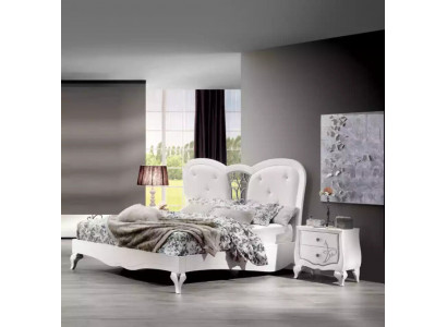 Postel 2x noční stolky 3 kusy. Ložnice nastavit Design nábytek Moderní Luxus Nový