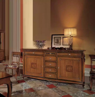 Luxus skříň nábytek Dřevěná skříň Italský sideboard Komoda Skříň