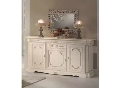 Komoda Sideboard Skříň Dřevo Komody Italský nábytek Masivní Nový