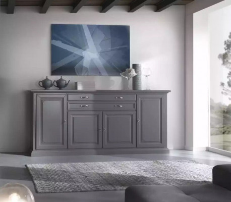 Komoda Skříň Sideboard Klasický Luxusní obývací pokoj Skříně Dřevo