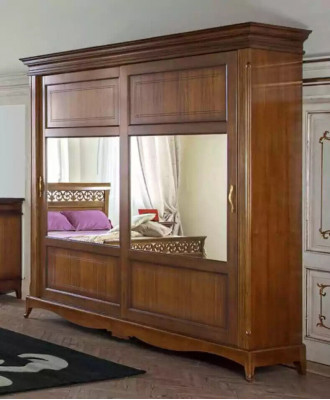 Postel 2x noční stolky 6 dílná ložnice Design Moderní Luxusní Ložnice