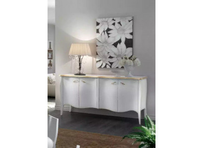 Skříňka Komoda Obývací pokoj Dřevo Moderní Bílá Luxusní Skříně Design