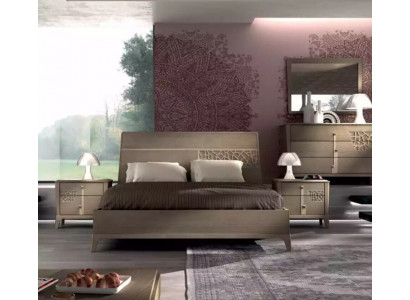 Postel Ložnice Sady Designérský Luxus Kompletní 2x Noční Stolky 3 kusy.