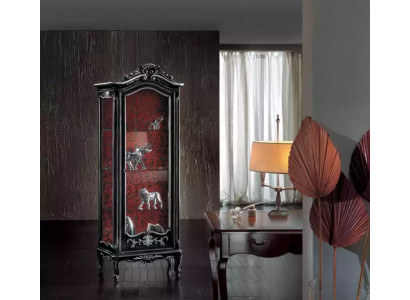 Design kredence Italský nábytek Vitrína Designer Luxus Dřevěná skříň