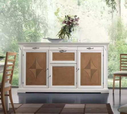 Sideboard Klasická skříň Dřevěné nábytek Italské vybavení Nový