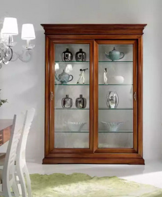 Klasické skříně Vitríny Obývací pokoj Nábytek Luxusní skříň Vitrína Sklo