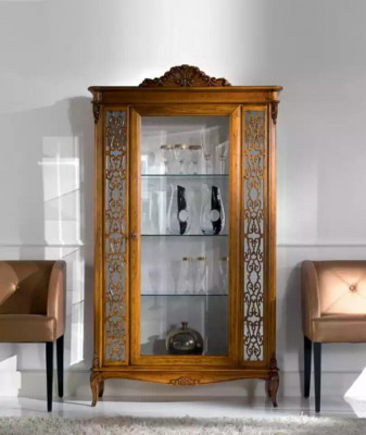 Vitrína Italský luxusní nábytek Vitríny Bufet Skleněná skříň Design.