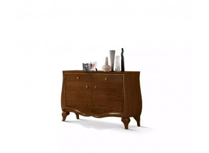 Sideboard obývacího pokoje Komody s šuplíky Dřevo Dřevěný šatník Hnědý Nový