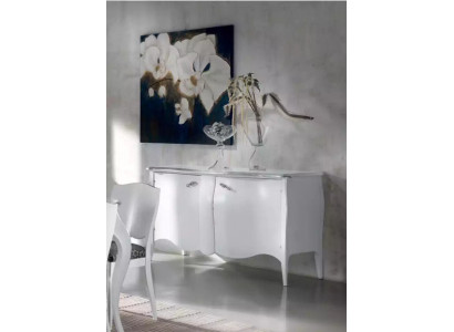 Sideboard Skříň Nábytek Dřevěná skříň Itálie Komoda Skříň Luxus Nový