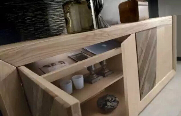 Sideboard obývací pokoj jídelna dřevo luxus skříň nábytek hnědý nový