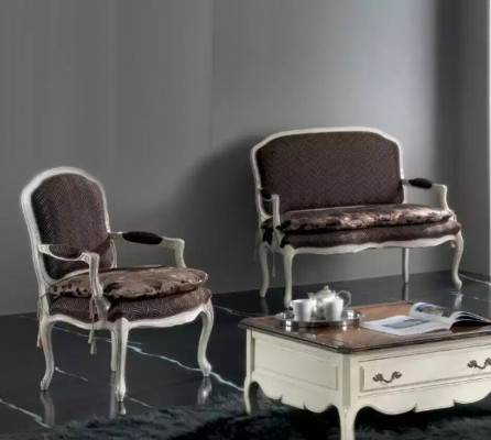 Pohovka 2místná Klasický potah Design Luxus Gauč Pohovky Křesla Nový