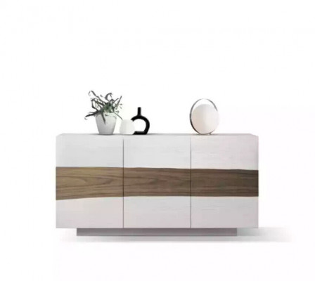 Sideboard dřevěné skříně nábytek obývacího pokoje bílý moderní skříň nová
