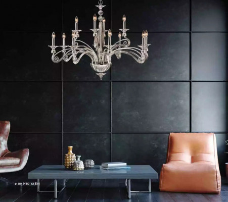 Lustr nástěnné svítidlo Luxusní křišťálový lustr visací lampa