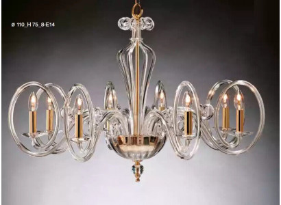Lustr Krystal Kovový lustr Lampa Stropní lampa Svítidlo Nástěnná lampa nová
