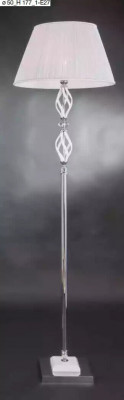 Kristalová stojací lampa Luxus Leuchten Lampa Bílá